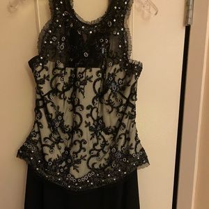 Elegant Halter Beaded Cocktail Dress